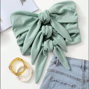Knot Front Tube Top